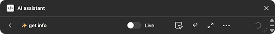 Script execution indicator